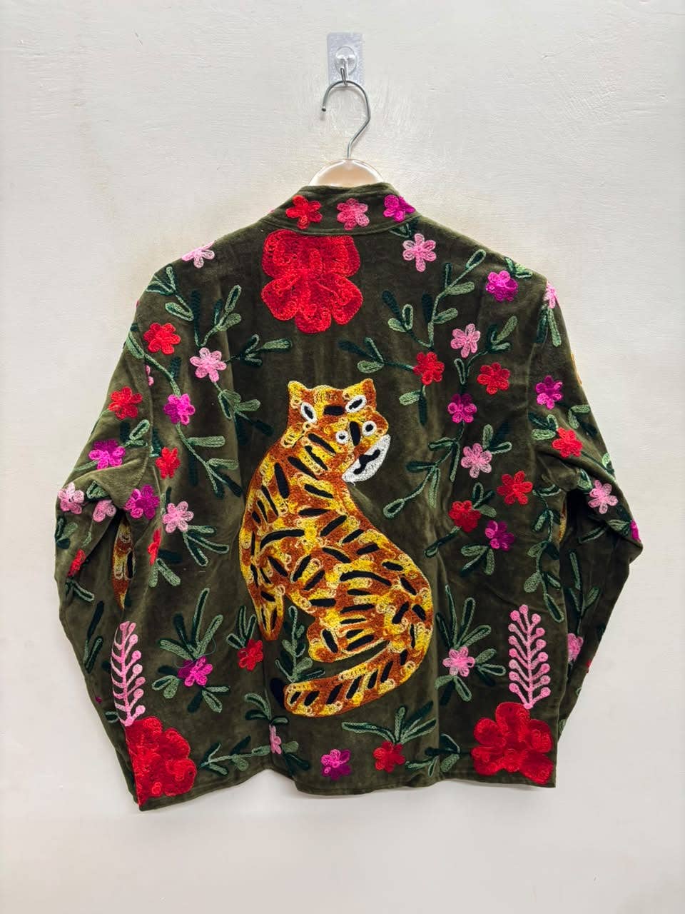 Suzani Embroidered Velvet Jacket