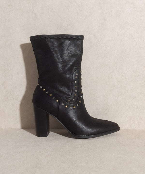 Studded Boots - Oasis Society