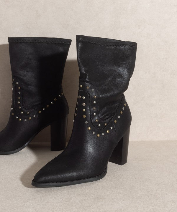 Studded Boots - Oasis Society