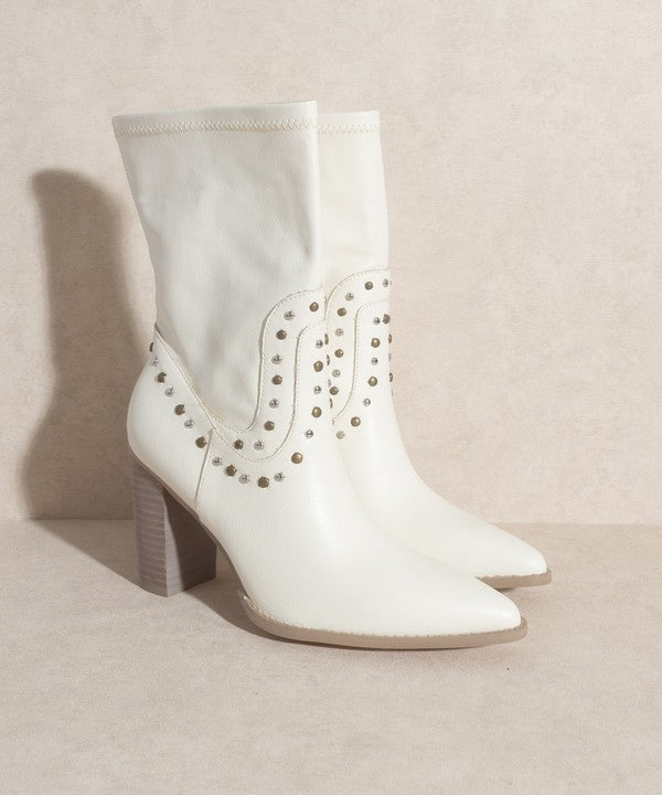 Studded Boots - Oasis Society