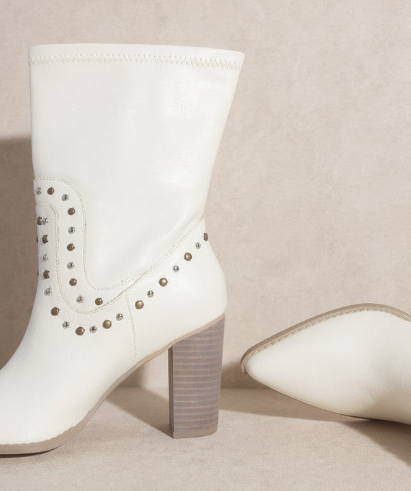 Studded Boots - Oasis Society