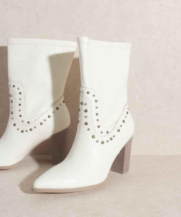 Studded Boots - Oasis Society