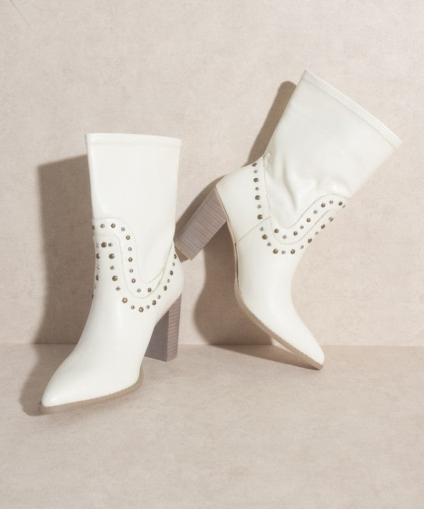 Studded Boots - Oasis Society