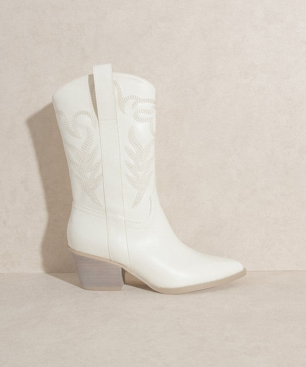 Embroidered Short Boot - Oasis Society Sephira